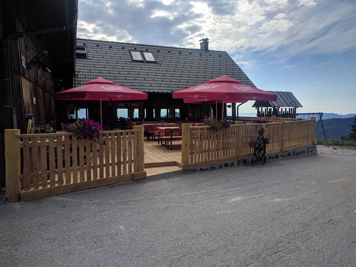 Gostisce In Penzion Stari Vrh Poljane nad Škofjo Loko Zewnętrze zdjęcie